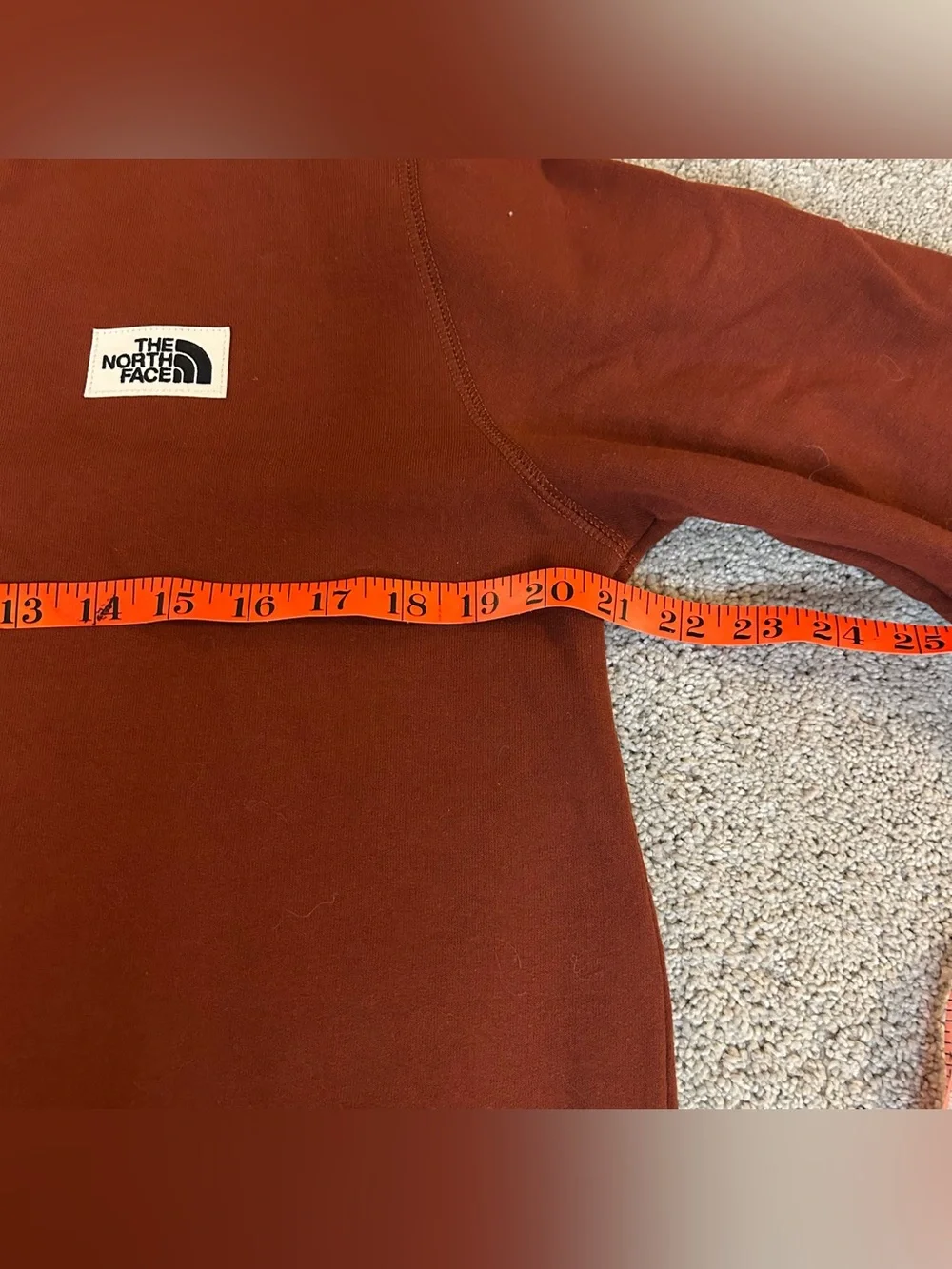 North face crew neck sweatshirt